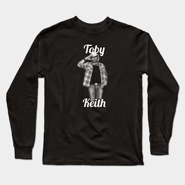 Toby Keith / 1961 Long Sleeve T-Shirt by glengskoset